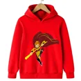 thumbnail image 5 of Sudadera con capucha para niños y niñas con estampado de dibujos animados de El Rey Mono, primavera y otoño, 5 of 5