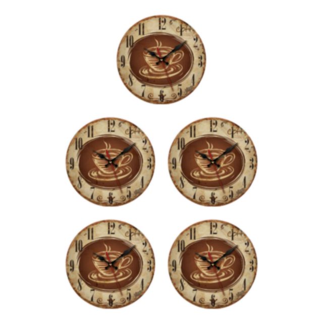 Guardoinrt Hanging Wall Clock Durable Construction For Long-lasting Easy To Read Decorative Wall Clock As Shown type 9 5Set