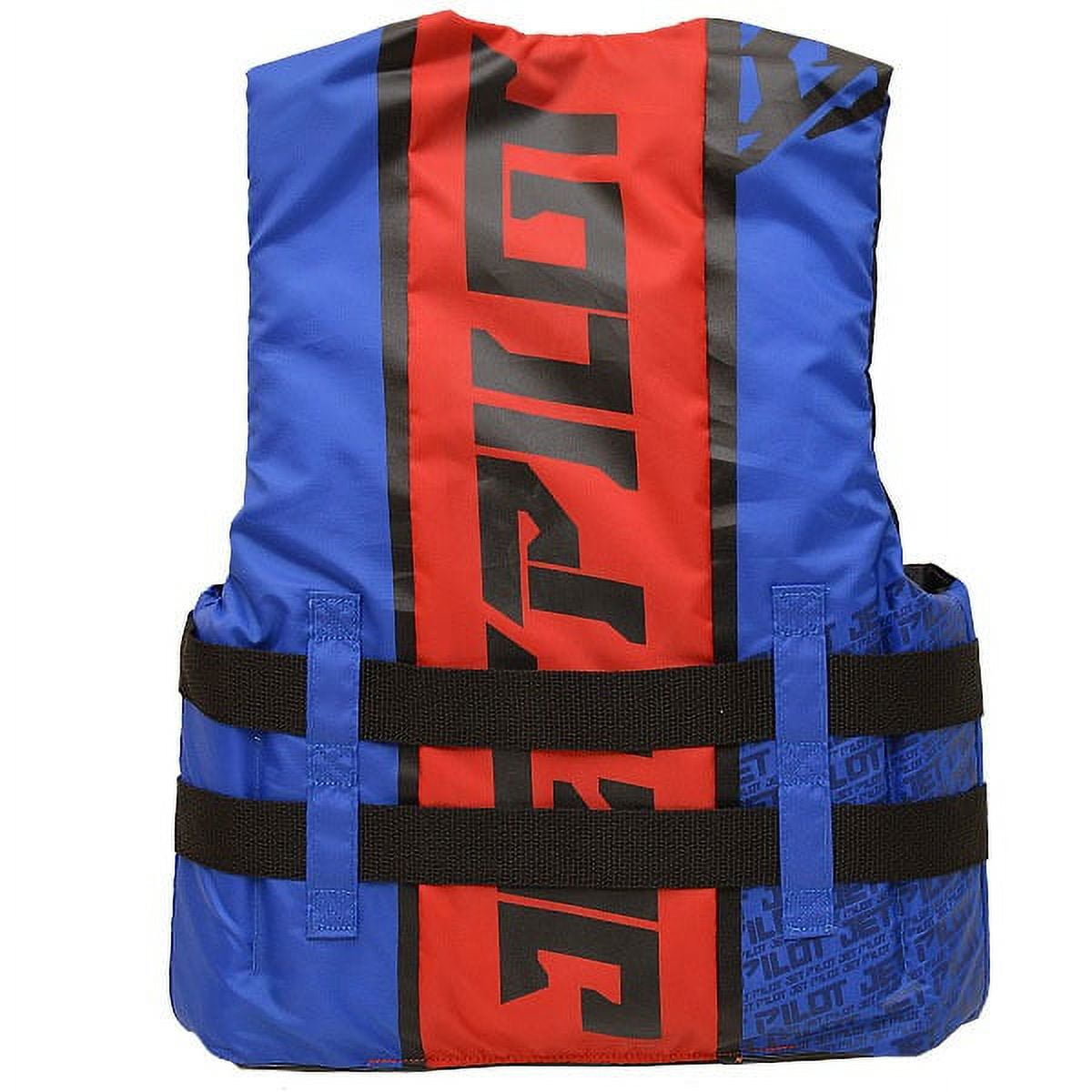 Jet Pilot Boat Life Jacket Vest JP15214-XS-BLUE | Red Blue 3 Buckle XS