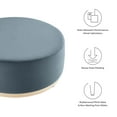 thumbnail image 5 of Tilden Ottoman in Cadet Blue Natural, 5 of 7