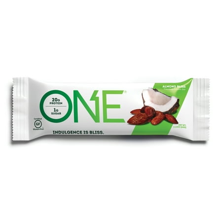 Advantage Bags - ONE Protein Bar, Almond Bliss, 20g Protein, 12 Ct