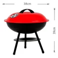 thumbnail image 2 of Parrilla Plegable Asador De Carbón Aire Libre Portátil, 2 of 8