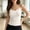 A1_Beige, variant on VISALY Lace Trim Tank Top for Women V Neck Floral Lace Trim Sleeveless Crop Cami Shirts Slim Fitted Spaghetti Strap Going Out Camisole Tops Lightweight Gauze Basic Layering Undershirts Beigel