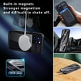 thumbnail image 5 of for iPhone 16 Pro Waterproof Case Compatible with MagSafe, Magnetic Waterproof Full Body IP68 Underwater Case Built-in Screen Protector Dropproof Dustproof Shockproof Cover, 5 of 7