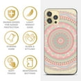thumbnail image 4 of Case Yard iPhone-11-Pro-Max Case Clear Soft & Flexible TPU Ultra Low Profile Slim Fit Thin Shockproof Transparent Bumper Protective Cover Drop Protective Cell Phone Cases (Anna Mandala), 4 of 8
