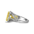 thumbnail image 4 of Diamond Princess 14kt White Gold Round Yellow Diamond Bridal Wedding Engagement Ring 2 Cttw, 4 of 4
