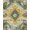 Mustard Teal Cream, Pattern 6, variant on ODIKA Entryway Farmhouse Border Medallion Distressed Vintage Southwestern Stain Resistant Low Profile for Dorm Room, Small Living Apartment