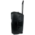 thumbnail image 4 of Rockville RAM-PRO15 15" Portable Rechargeable PA DJ Bluetooth Speaker+2 Mics+LED, 4 of 11