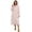 Light Pink, variant on HEARTNICE Womens Hooded Fleece Robe, Long Fluffy Thick Warm Plush Bathrobe,(Light Blue,2XL-3XL)