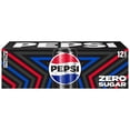 thumbnail image 3 of Pepsi Cola Zero Sugar Soda Pop, 12 fl oz, 12 Pack Cans, 3 of 8