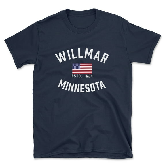 Willmar Minnesota Patriot Men's Cotton T-Shirt