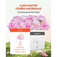 thumbnail image 5 of VEVOR 3D Flower Wall Panel, 12 Pcs 15 x 15 inch, Artificial Floral Wall Background Mesh Backing Mat,Seamless Design&Easy Installation,Pink, 5 of 9