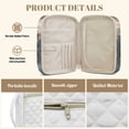 thumbnail image 6 of Xixirimido Cross & Jesus Print Bible Cover Case for Women, Quilted Bible Cover Bag with Handle, Bible Carrying Case Study Supplies Accessories for Men, 6 of 7