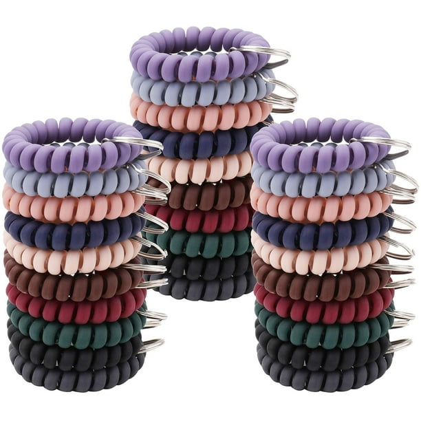 Plastic discount coil keychain