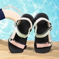 thumbnail image 3 of Sandals Kids Sports Outdoor Hiking Athletic Open Toe Sandal Girls Summer Lightweight Adjustable Straps Sport Sandals Green 30, 3 of 7