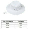 thumbnail image 2 of Toddler Baseball Hat for Girls Kids Bucket Hats Summer Sun Protection Hat for Toddler Wide Brim Beach Cap for Boys Girls Age 4-8 Years, 2 of 5