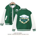 thumbnail image 1 of Sanrios-Chaqueta de animé Kawaii para mujer, uniforme de béisbol deportivo, holgado, regalo de cumpleaños, Cinnamoroll, 1 of 4