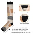 thumbnail image 3 of FORMRS Womens Knee High Socks Casual Long Thick Travel Daily Wear, 1 Pair, Abstract Shapes, 3 of 6