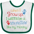 thumbnail image 3 of Inktastic Nurse Practitioner Like Mommy Boys or Girls Baby Bib, 3 of 4
