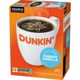 thumbnail image 4 of Dunkin� French Vanilla Artificially Flavored Coffee, Keurig K-Cup Pods, 22 Count Box, 4 of 15