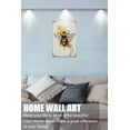 thumbnail image 2 of Antique Tin Sign Bee Decor, Floral Wall Decor, Fun Decorative Sign, Bee Decorations For Home, Bee Kitchen Decor, Insect Honey Bumblebee Gift for Friends Sisters Mom 12x8 Inches, 2 of 6