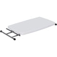 thumbnail image 4 of 30" Adjustable Folding Laptop Table TV Tray White Table Writing Table Card Table, 4 of 9