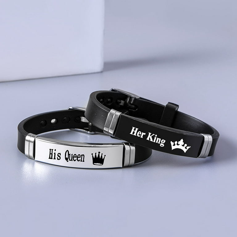 His queen her deals king bracelets walmart