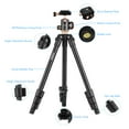 Andoer Q160SA Camera Tripod Complete Tripods with Panoramic Ballhead