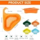 thumbnail image 3 of 4Pcs Sink Strainer Basket Food Strainers, Triangle Drain Rack Sink Storage Holder Plastic Hanging Sink Filter, 3 of 4