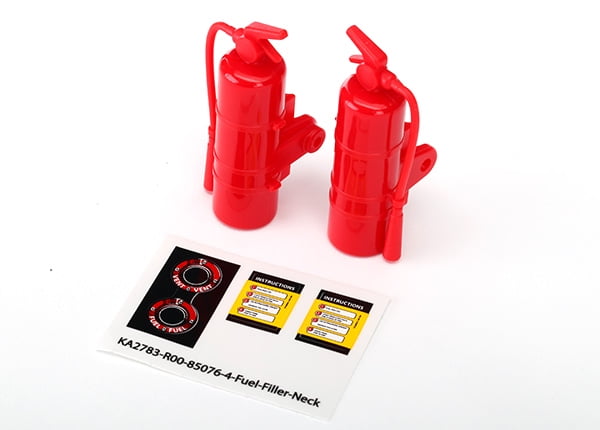 Traxxas 8422 - Fire Extinguishers, Replica, Red