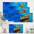 thumbnail image 4 of Designart ' Boats During Warm Sunset Resting On The Water IV ' Nautical & Coastal Canvas Wall Art Print, 4 of 4