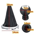 thumbnail image 3 of 5 Speed Car Gear Shift Knob Lever Dust Cover for Swift SX4 ALTO, 3 of 5