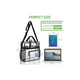 thumbnail image 2 of Bolsa Tote Transparente Aprobada Viaje Trabajo Deportivos, 2 of 3