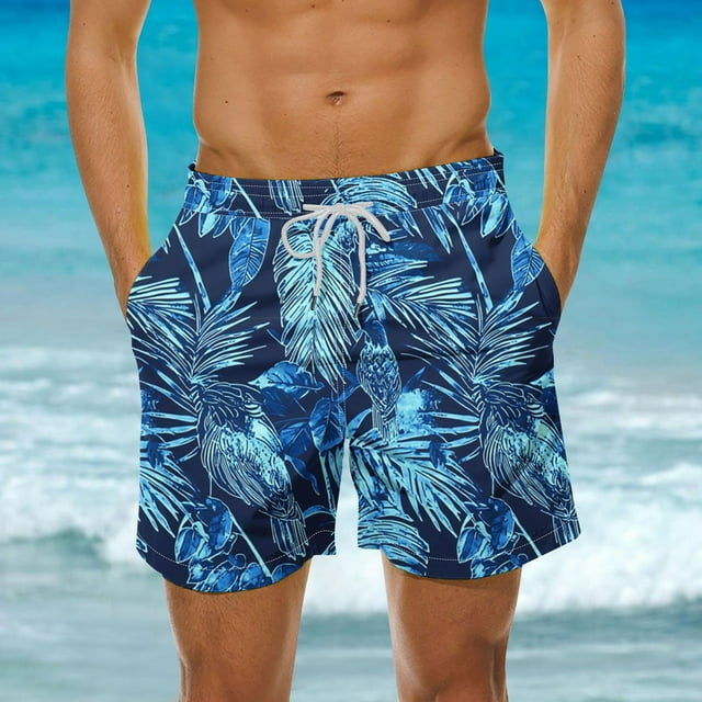 Gspmoly Shorts Shorts Shorts Homme, Shorts à Imprimé Hawaïen pour Homme Shorts Décontractés à Imprimé Shorts de Bain de Course pour Homme jusqu'à 70 % de Rabais Multicolore G
