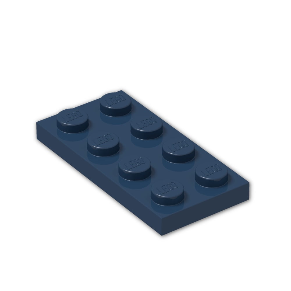 LEGO® Medium Azure Plate 2 x 4 Part 3020