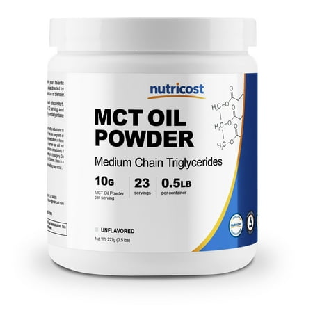 Nutricost Premium MCT Oil Powder  Best For Keto, Ketosis, and Ketogenic Diets, 8 (Best Keto Diet App For Iphone)