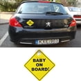 thumbnail image 4 of 2 Pack Baby in Car Sticker with Suction Cup, Baby On Board Sticker Sign for Cars, No Residue and See Through Safety Cute Design, 4 of 6