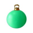 thumbnail image 2 of 24 Inch Giant PVC Inflatable Christmas Ball Ornaments, Outdoor Large Xmas Blow Ball Decorations for Christmas Themed Party Ornaments (1 PC, Green), 2 of 7