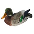 thumbnail image 5 of oshhni Floating Duck Pond Decor Garden Duck Statue Centerpiece Ornament Collection Animal Sculpture Resin Figurine for Patio Outdoor Brown, 5 of 9