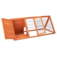 thumbnail image 5 of Kadyn Chicken House,50" Chicken Coop Large Wooden Outdoor Bunny Rabbit Hutch Hen Cage with Ventilation Door,Wooden Rabbit Guinea Pig Hutch, 5 of 8
