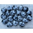 thumbnail image 6 of Snowflake Obsidian Gemstone Hearts, Polished Snowflake Obsidian Puffy Hearts, Snowflake Obsidian Palm Stone, Snowflake Obsidian Heart (10 Hearts）, 6 of 9