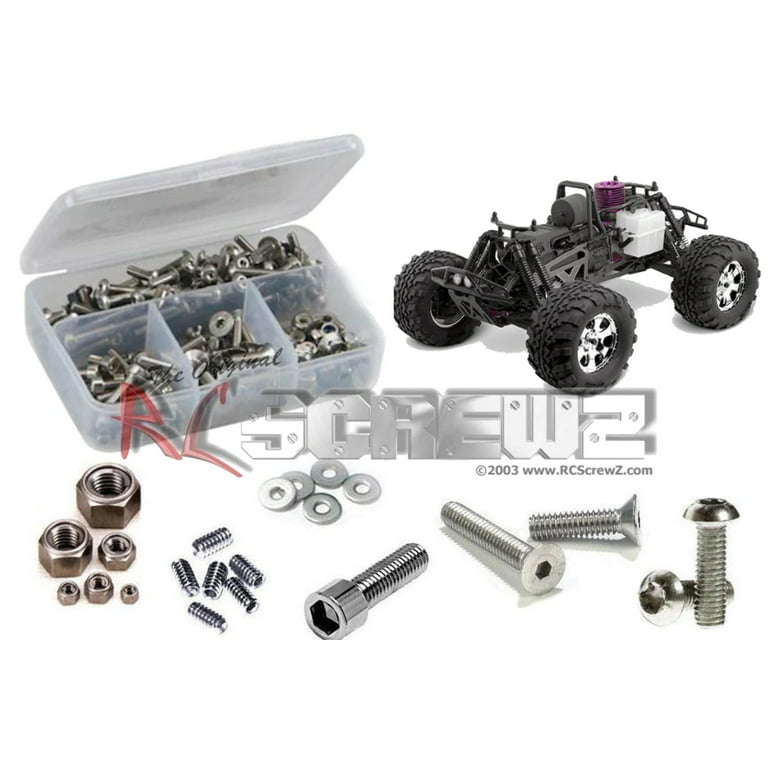 RCScrewZ HPI Savage X SS Stainless Steel Screw Kit - hpi034