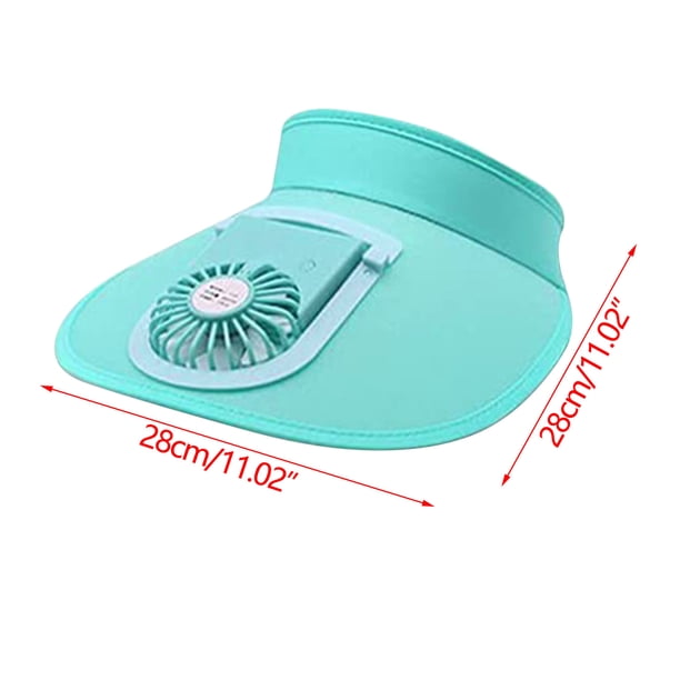 Sombreros para Hombres Sombrero de Viscera Del Sol de Verano Usb Cargando Grandes Agujas, Verano Al Aire Libre de Poliéster con Sombrero de Ventilador Ajustable 48-58cm, Sombreros Del Sol para Mujeres