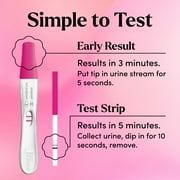 First Response Comfort Check Pregnancy Test, Early Result and Test Strips, 8 Count