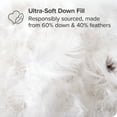 thumbnail image 5 of Bare Home Down Comforter - 100% Cotton Shell - Responsible Duck Down Fill - King/Cal King, White, 5 of 9