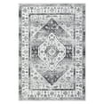 thumbnail image 2 of Aoile 8' x 10' Washable Area Rug | Soft Retro Distressed Rug | Bedroom Rug | Boho Vintage | Non Slip | Low Pile | Gray, 2 of 10