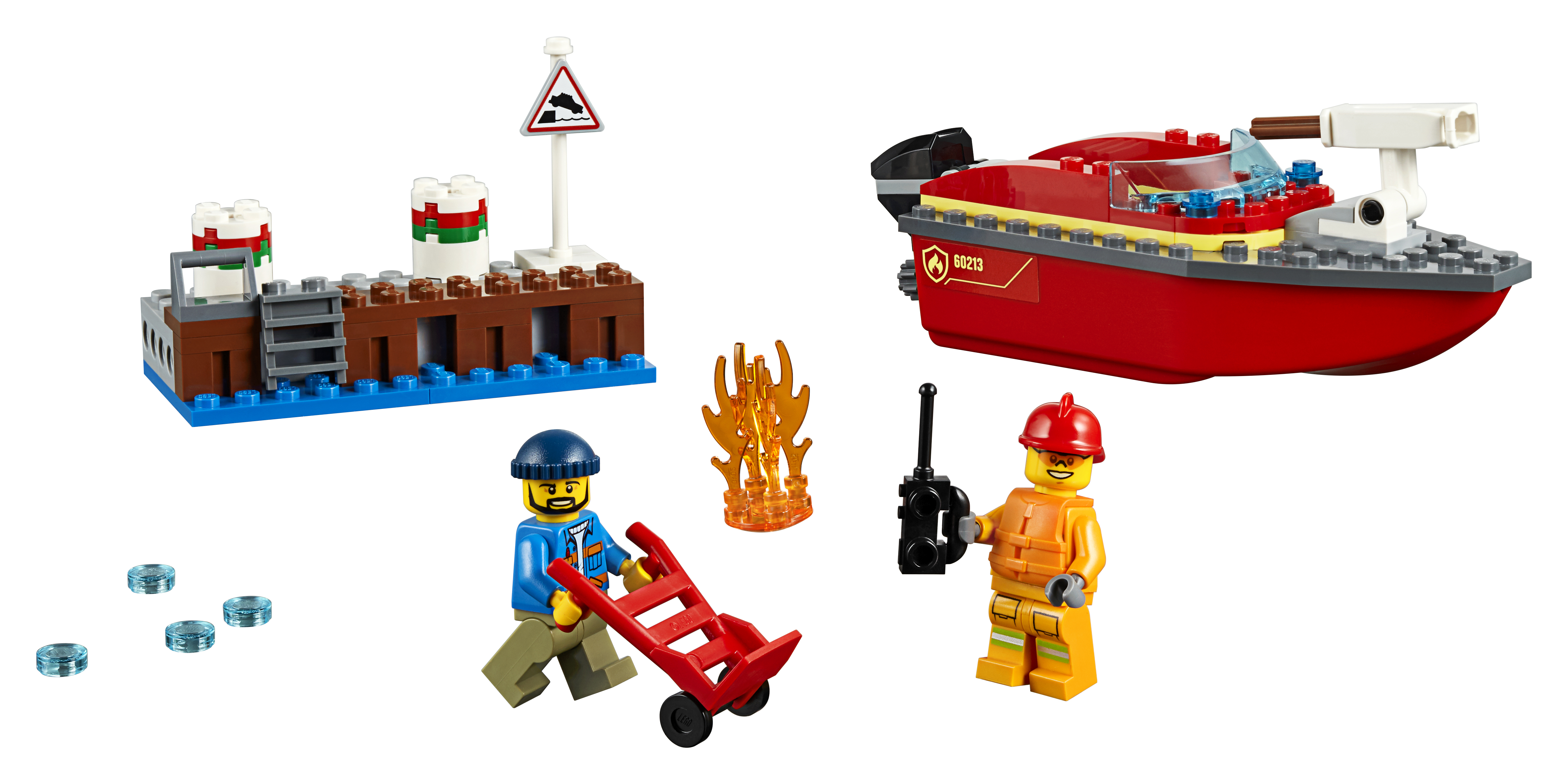 lego city fire ship