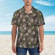 thumbnail image 2 of Balery Camouflage maple Camisas hawaianas de manga corta para hombre, camisas playeras de corte holgado, camisas de vacaciones con botones,X-Large, 2 of 7