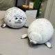 thumbnail image 2 of Juguete de peluche de felpa de sello de Piel Gris Kawaii, muñeco de peluche suave, almohada para dormir, lindo regalo de belleza y moda para decoración de habitación de niños, 30-100cm, 2 of 3
