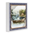 thumbnail image 3 of Stupell Industries Herons on Boat with Tartan Animals Painting White Framed Art Print Wall Art, 24 x 24, 3 of 8